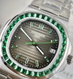 Replica Patek Philippe Nautilus 5723 Swiss Rep Men's Watch Green Stone 40mm