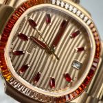 Replica Patek Philippe Nautilus 7118-1300R Swiss Rep Crystals Women's Watch 35.2mm