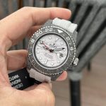 Replica Rolex Daytona Rubber Strap Men's Watch Black Dial Super Rep 40mm
