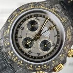 Replica Rolex Daytona Diw Carbon Men's Watch Nato Super Rep Fabric Strap Highest 40mm