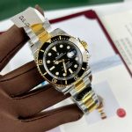 Replica Rolex Super Rep Gold Submariner Watch 126613LN Black Dial 41mm