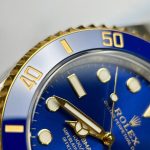 Replica Rolex Submariner 126613LB Gold Watch Blue Dial Super Rep 41mm