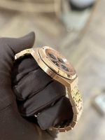 Replica Audemars Piguet Royal Oak Moissanite Swiss Rep Watch 15407 Skeleton 41mm