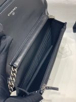 Replica Chanel Coco Handle Bag Women Super Black Black 23cm (Copy)