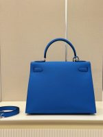 Replica Hermes Kelly Super Premium Blue Epsom Leather Bag Size 28cm