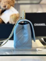 Replica Chanel Coco Mini Handle Bag Super Black 22x21cm