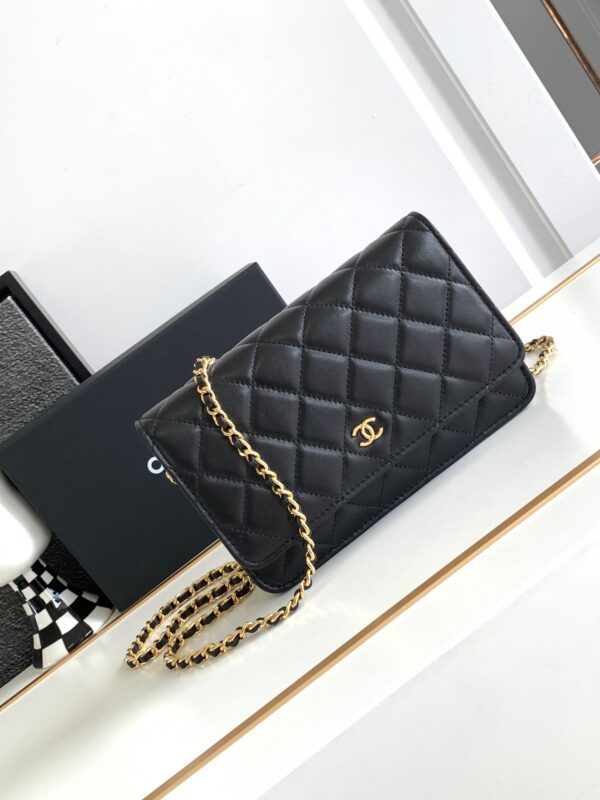 Chanel Woc Handbag Black Super Smooth Leather 19cm – Replica World