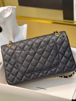 Replica Chanel Super Luxury Backpack Black Mini Gold Plated Strap 20cm