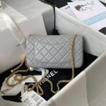 Replica Chanel Classic Charm Women's Handbag Super Black 20cm