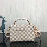 Replica Louis Vuitton Croisette Women's Handbag Super Premium White Caro 25x17x9.5mm