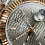 Replica Rolex Datejust Men's Watch 126331 Gold Clad Dark Gray Dial 41mm Super Rep
