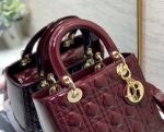 Replica Dior Lady Super Bag with Red Umbrella Pattern 24cm