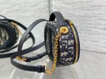 Replica Dior Saddle Handbag with Super Embroidered Pattern 25.5x20x6.5cm