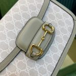 Replica White Gucci Horsebit Women's Handbag 1955 Super Class 25cm